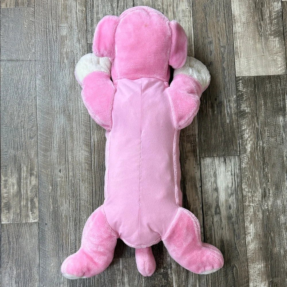 Charming Pink Plush Dog Toy